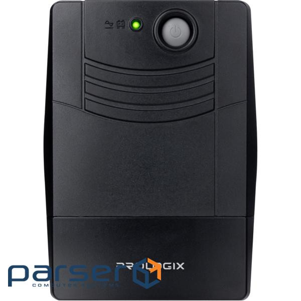 ДБЖ Prologix 600 (PLP600VA2LED), Lin.int., AVR, 2 x євро, пластик 