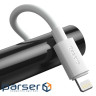 Кабель Baseus Simple Wisdom Data Cable Kit USB to iP PD 20W (2PCS/Set）1.5m White (TZCATLZJ-02)