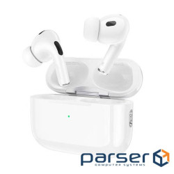 Навушники Bluetooth HOCO EW93, TWS Bluetooth 5.1, з мікрофоном, вакуумні, White, Кейс