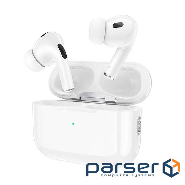 Навушники Bluetooth HOCO EW93, TWS Bluetooth 5.1, з мікрофоном, вакуумні, White, Кейс