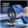 Автотримач для телефону ColorWay Magnetic Car, Black, на вакуумній присосці, магнітне (CW-CHM21-BK)