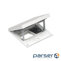 Люк до підлог коробки IP66 1,5хK45 із заглушк 22,5x45мм, під ключ, нерж сталь (KFH100SEC/72)