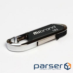 Flash drive MIBRAND Aligator 16GB Gray (MI2.0/AL16U7G)