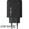 СЗУ Proove Silicone Power 2 67W (2*Type-C+USB) black (WCSP26120001)