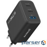 СЗУ Proove Silicone Power 2 67W (2*Type-C+USB) black (WCSP26120001)