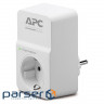 Мережевий фільтр-розетка APC Essential SurgeArrest PM1W-RS White