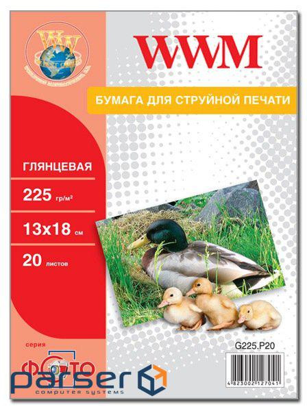 Фотопапір WWM 13x18 (G225.P20)