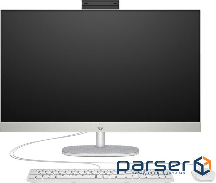 Моноблок 27" HP 27-cr0057ua AiO i5-1335U/16Gb/SSD1Tb/WiFi/Cam/K&M/DOS/Shell White (BV7Y5EA)