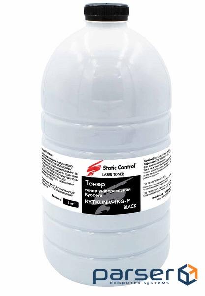Тонер Kyocera Universal, 1кг, фасування Static Control (KYTKUNIV-1KG-P)