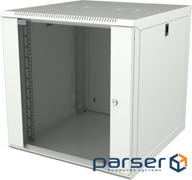 Шафа MIRSAN 19, 12U, WTC, 600x600 мм, максимально 80 кг, сіра (MR.WTC12U60DE.02)
