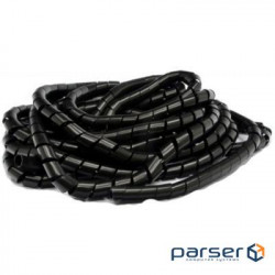 Cable organizer KSS for laying cables in bundles, spiral PVC, d.24 mm, 10 m (KS-24BKZ-B9)
