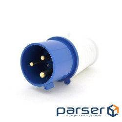 Вилка кабельна SF-023, 3 контакту, 2Р+E, 32А , 380V, IP44