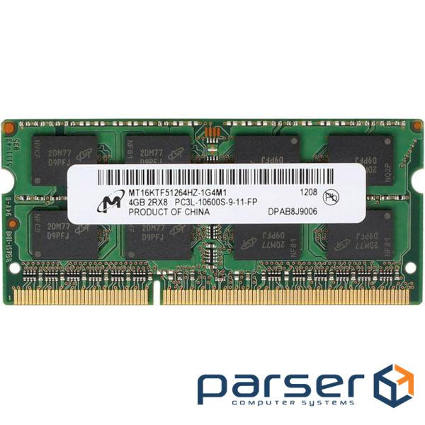 Модуль пам'яті MICRON SO-DIMM DDR3L 1333MHz 4GB (MT16KTF51264HZ-1G4M1)