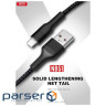 Дата кабель USB 2.0 AM to Micro 5P 1.0m 2.1A black XO (NB51-M-1-BK)