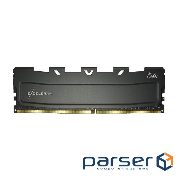 Модуль пам'яті EXCELERAM Kudos DDR4 3200MHz 16GB Black (EKBLACK4163216X)