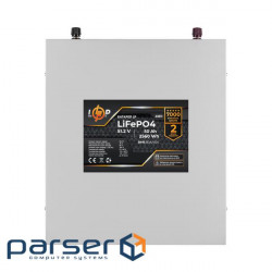Акумулятор LP LiFePO4 51,2V - 50 Ah (2560Wh) (BMS 80A/40А) метал для ДБЖ (23611)