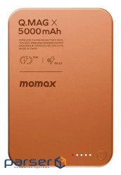 Портативний зарядний пристрій WRL 5000MAH Q.MAG X ORANGE IP116AM MOMAX