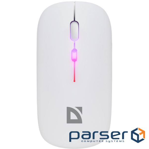 Мишка Defender Coda MB-261 бездротова, Bluetooth+2.4 ГГц, ігрова, 3 кн. 1600 dpi, 300mAh, бі (52262)