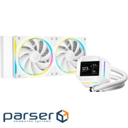 Система водяного охлаждения DeepCool LM240 WH (R-LM240-WHDMMC-1), Intel: 1851/1700/1200/115X, AMD: A