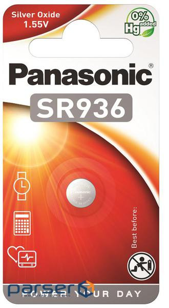 Батарейка Panasonic SR936 * 1 Silver Oxide (SR-936EL/1B)