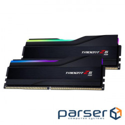 Модуль пам'яті G.SKILL Trident Z5 RGB Matte Black DDR5 6800MHz 32GB Kit 2x (F5-6800J3445G16GX2-TZ5RK)