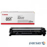 Картридж Canon 051 Black 1.7K (2168C002)