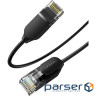 Патч-корд 2м, UTP cat 6 RJ-45 COPPER black Ugreen (U_70334)