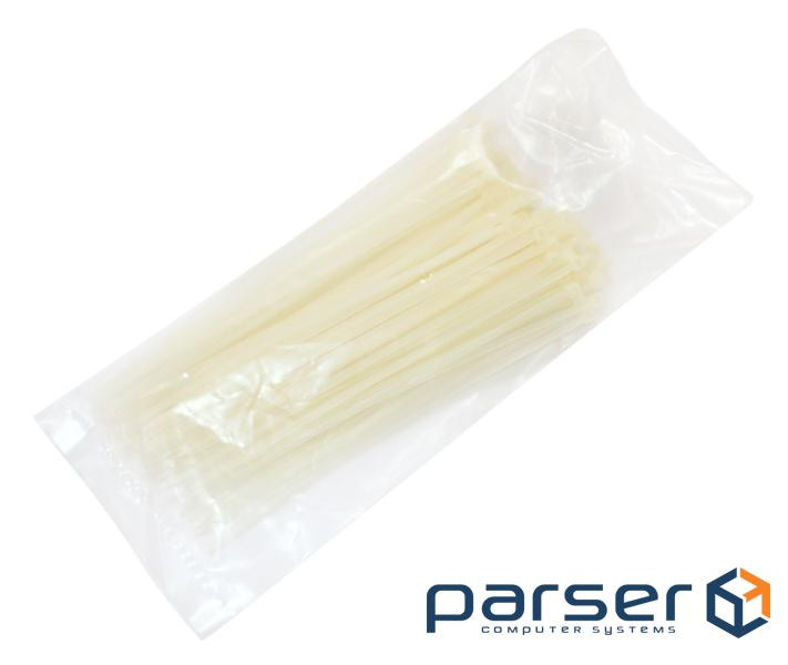 Cable ties, 140 mm x 2.5 mm, 100 pcs , White