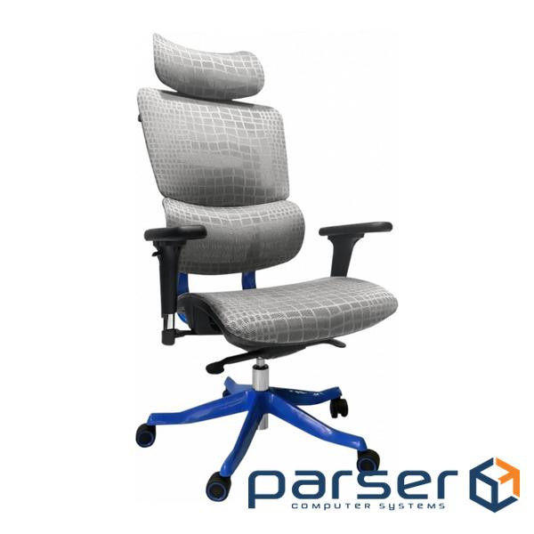 Офісне крісло GT Racer X-626 Gray/Blue
