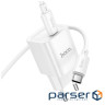 Зарядний пристрій HOCO C146A Charm USB-C PD20W + cable USB-C to USB-C White (6942007630269)