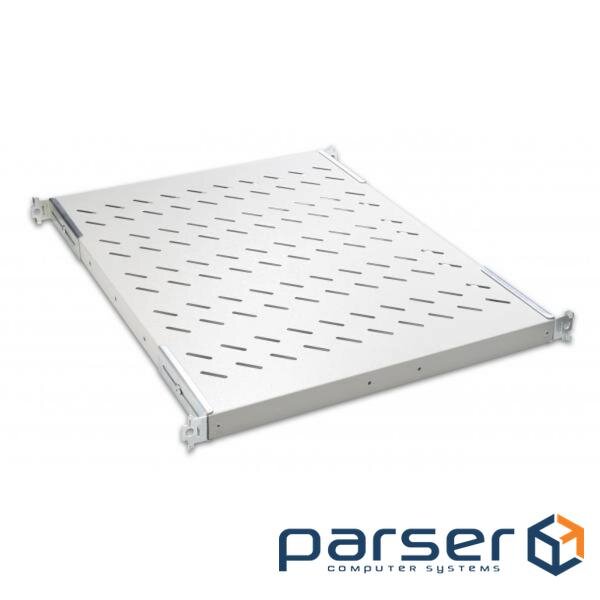 Полиця 19'' Hypernet 1U глиб. 400мм, шафи глибиною 600мм, колір сірий (U-FS-60) (U-FS-60-Gray)