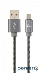 Date cable USB 2.0 AM to Micro 5P 2.0m Cablexpert (CC-USB2S-AMmBM-2M-BG)