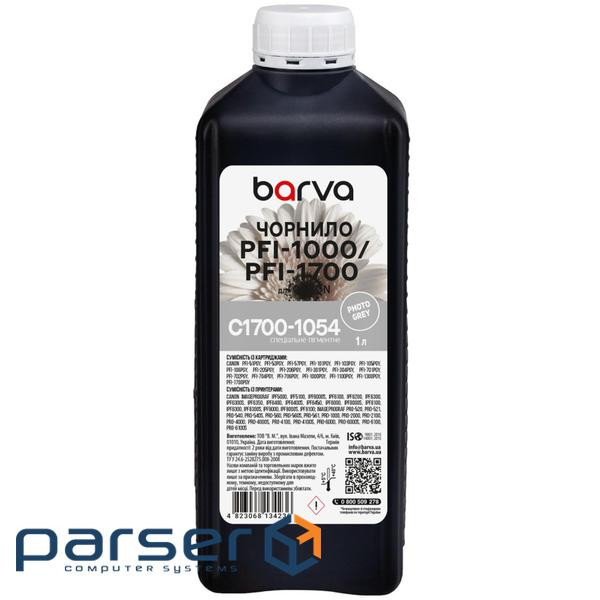 Чорнило Barva Canon PFI-1000/PFI-1700 1 л, special, pigmented photo gray (C1700-1054)