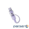 Кабель Baseus Gem Fast-Charging Data Cable USB-C to iP 20W 2m Nebula Purple (P10373001511-01)