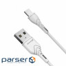 Дата кабель USB 2.0 AM to Micro 5P 1.0m Grand-X (PM-03W)