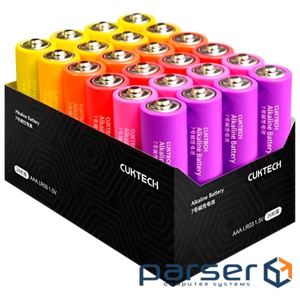 Батарейка CUKTECH AAA rainbow alkaline battery * 24 (CUKAAB09CNCM)