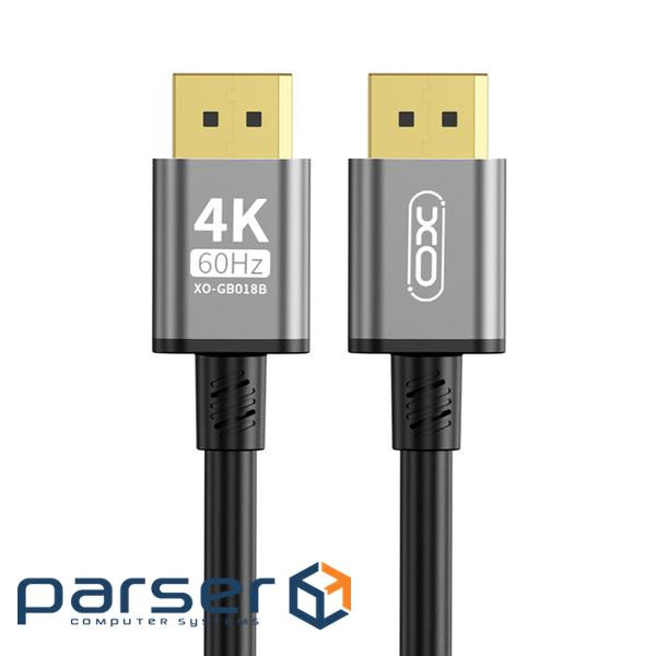 Кабель XO (GB018B-DP.tranish) DisplayPort-DisplayPort v1.2, 5м Tranish