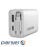 Зарядний пристрій Canyon 1xUSB-C PD65W + 1xUSB QC3.0 + cable USB-C to USB-C white (CNS-CURC65ACW)