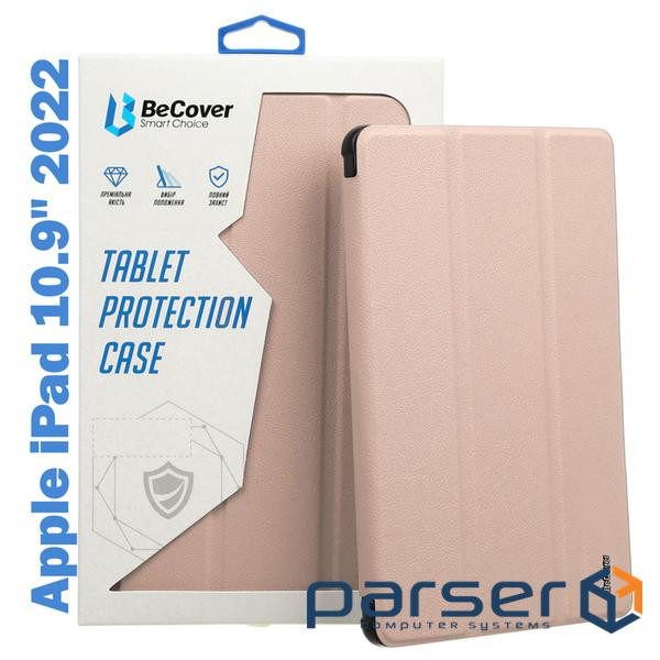 Чохол до планшета BeCover Tri Fold Soft TPU Silicone Apple iPad 10.9" 2022/24/11" 2025 Pink (708523)