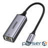 Мережевий адаптер UGREEN CM199 USB-C Gigabit Ethernet Adapter Space Gray (50737)