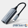 Мережевий адаптер UGREEN CM199 USB-C Gigabit Ethernet Adapter Space Gray (50737)