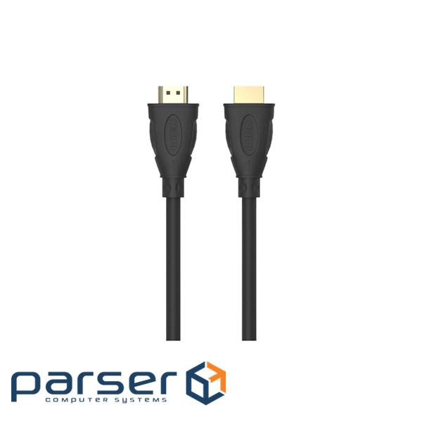 Кабель мультимедійний HDMI M to HDMI M 1.0m V2.1 8K60Hz HP (HP_DHC-HD02-01M)