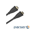 Кабель мультимедійний HDMI M to HDMI M 1.0m V2.1 8K60Hz HP (HP_DHC-HD02-01M)