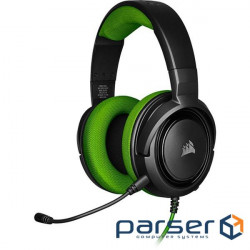Ігрові навушники CORSAIR HS35 Green (CA-9011197-EU)