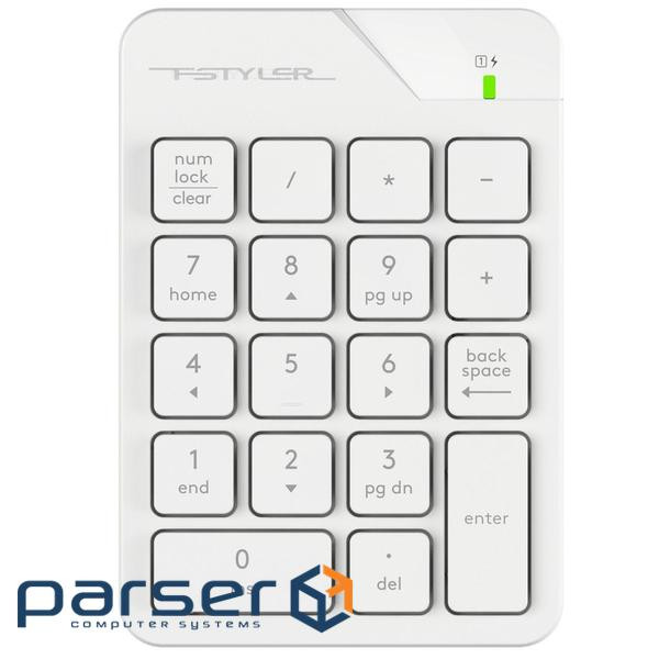Клавиатура цифровая A4Tech Fstyler FGK21C White (FGK21C (White))