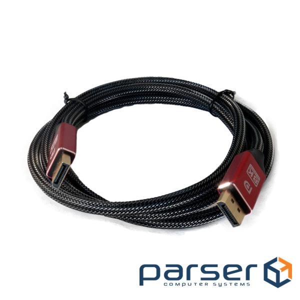 Кабель Extradigital (KBD1809) DisplayPort M/M v1.4, 1.5м, чорний 