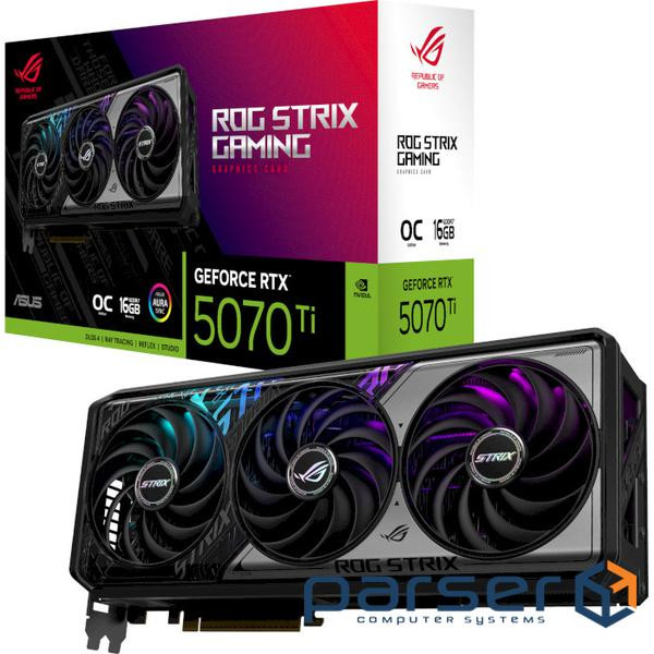 Відеокарта ASUS ROG Strix GeForce RTX 5070 Ti 16GB GDDR7 OC Edition (ROG-STRIX-RTX5070TI-16G-GAMING)
