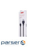 Дата кабель USB 2.0 AM to Lightning 2.0m 2.1A black XO (XO-NB-103-L-2-BK)