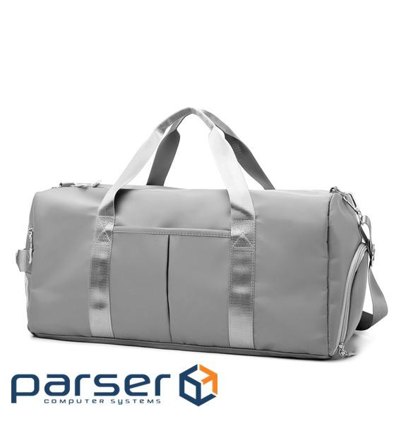 Сумка спортивна Merlion, 50x24x26cm, з плечовим ремнем , Grey (YT-1890G)