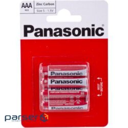Battery Panasonic AAA R03 RED ZINK * 4 (R03REL/4BP)